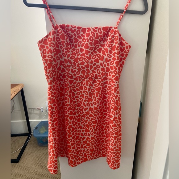 French Connection Etta Kiss-Print Sleeveless Dress - Picture 2 of 4